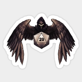 DnD death symbol Sticker
